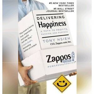 🔺️Delivering Happiness; A Path to Profits, Passion, and Purpose Paperback Book